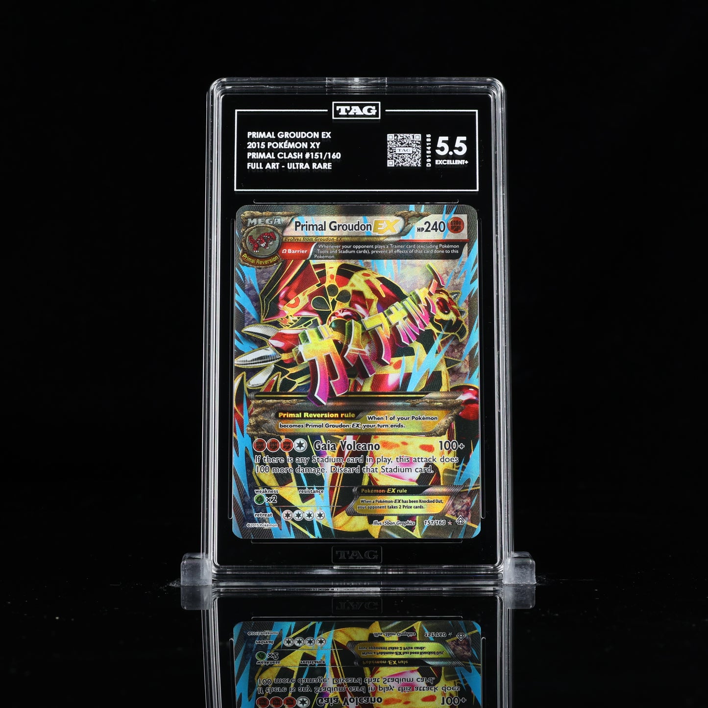 Primal Groudon EX 2015 Pokemon XY Primal Clash 151/160