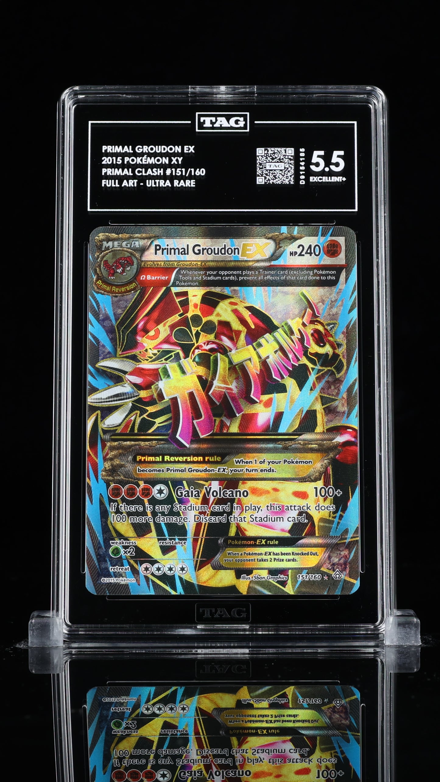 Primal Groudon EX 2015 Pokemon XY Primal Clash 151/160