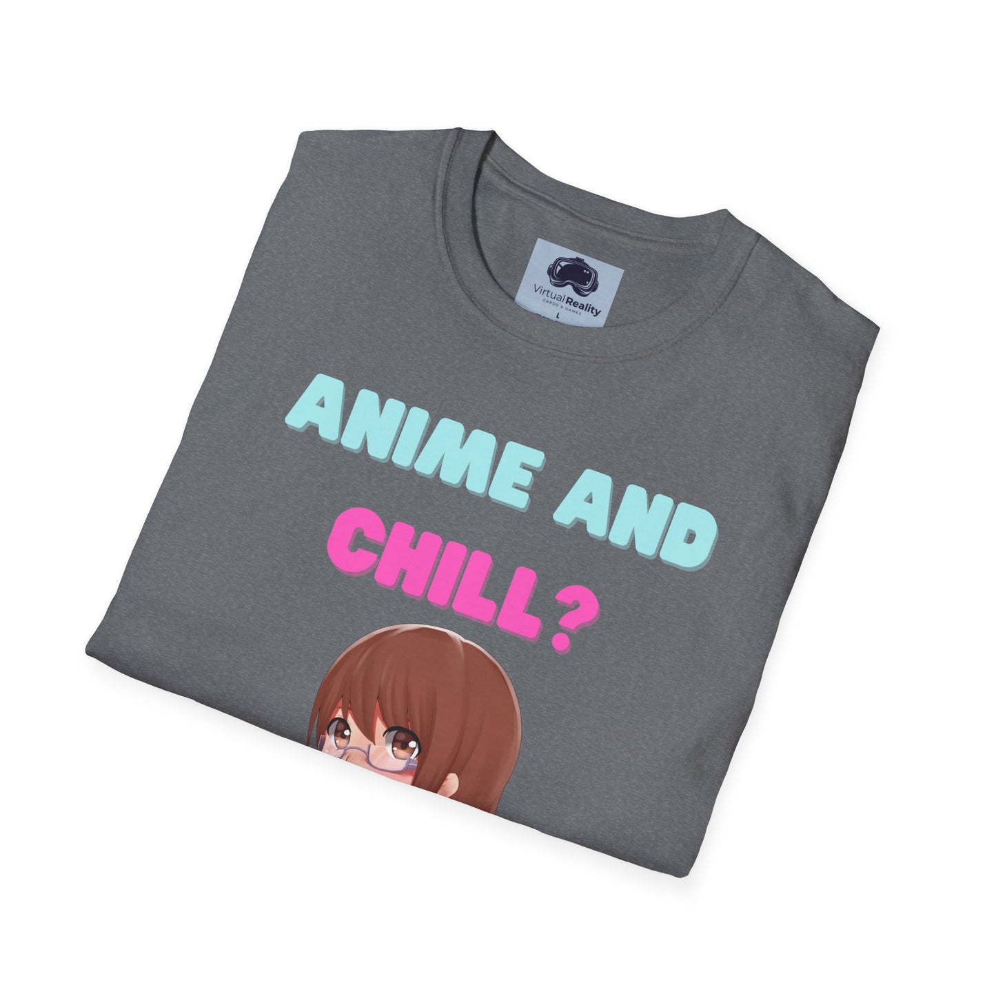 Anime and Chill - Unisex Softstyle T-Shirt - Anime shirt