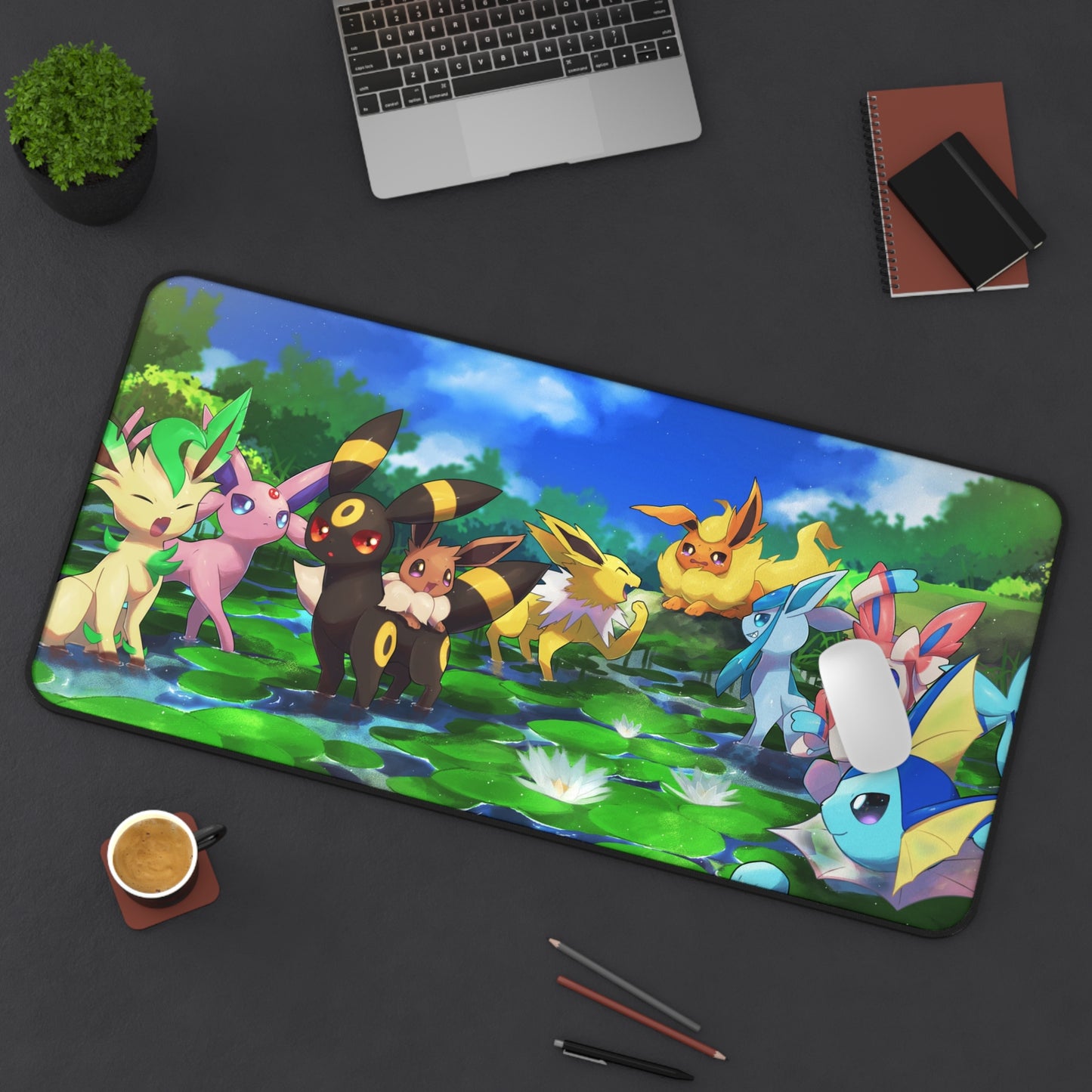 Beach Fox Desk Mat