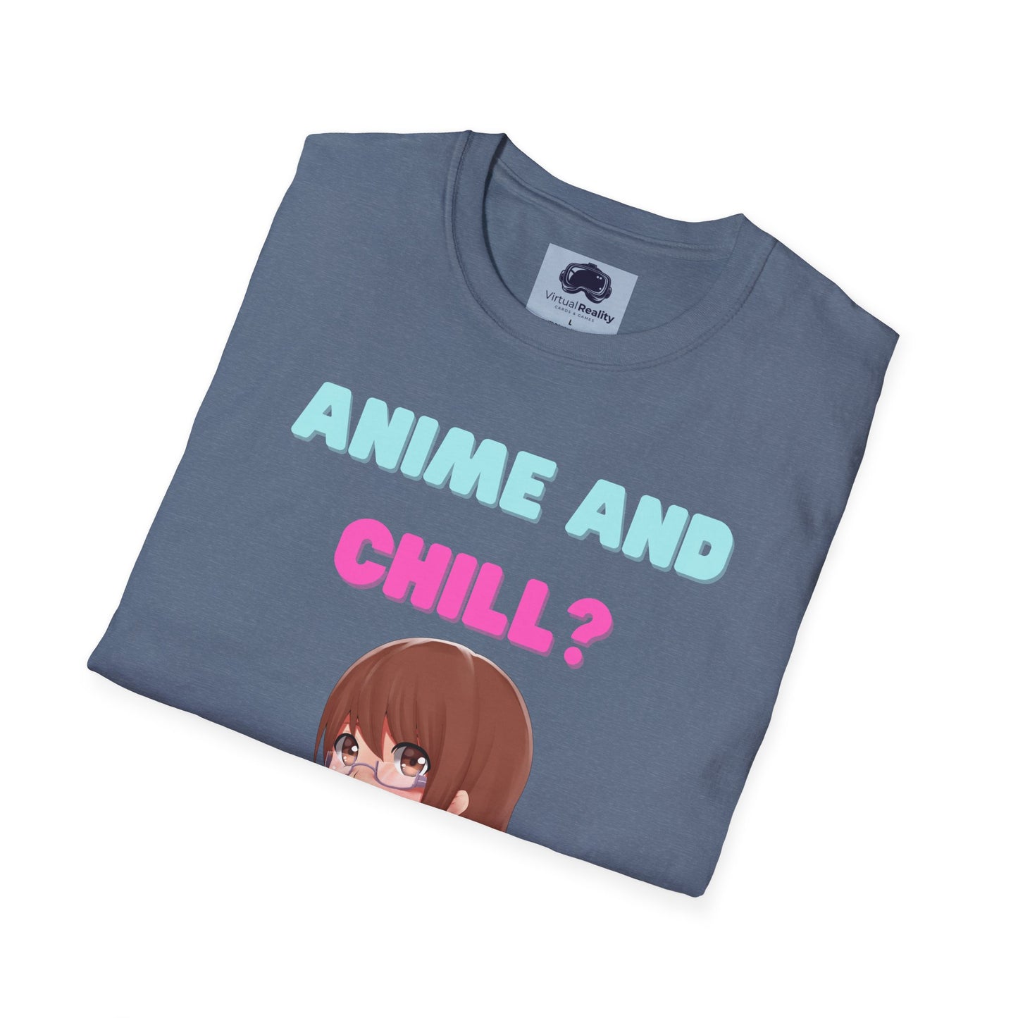 Anime and Chill - Unisex Softstyle T-Shirt - Anime shirt