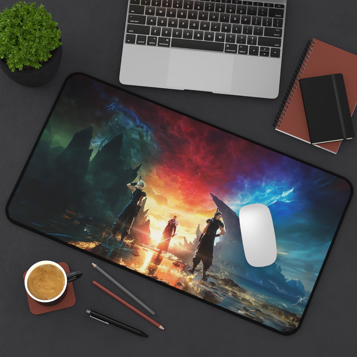 Fantasy Color Cloud Desk Mat