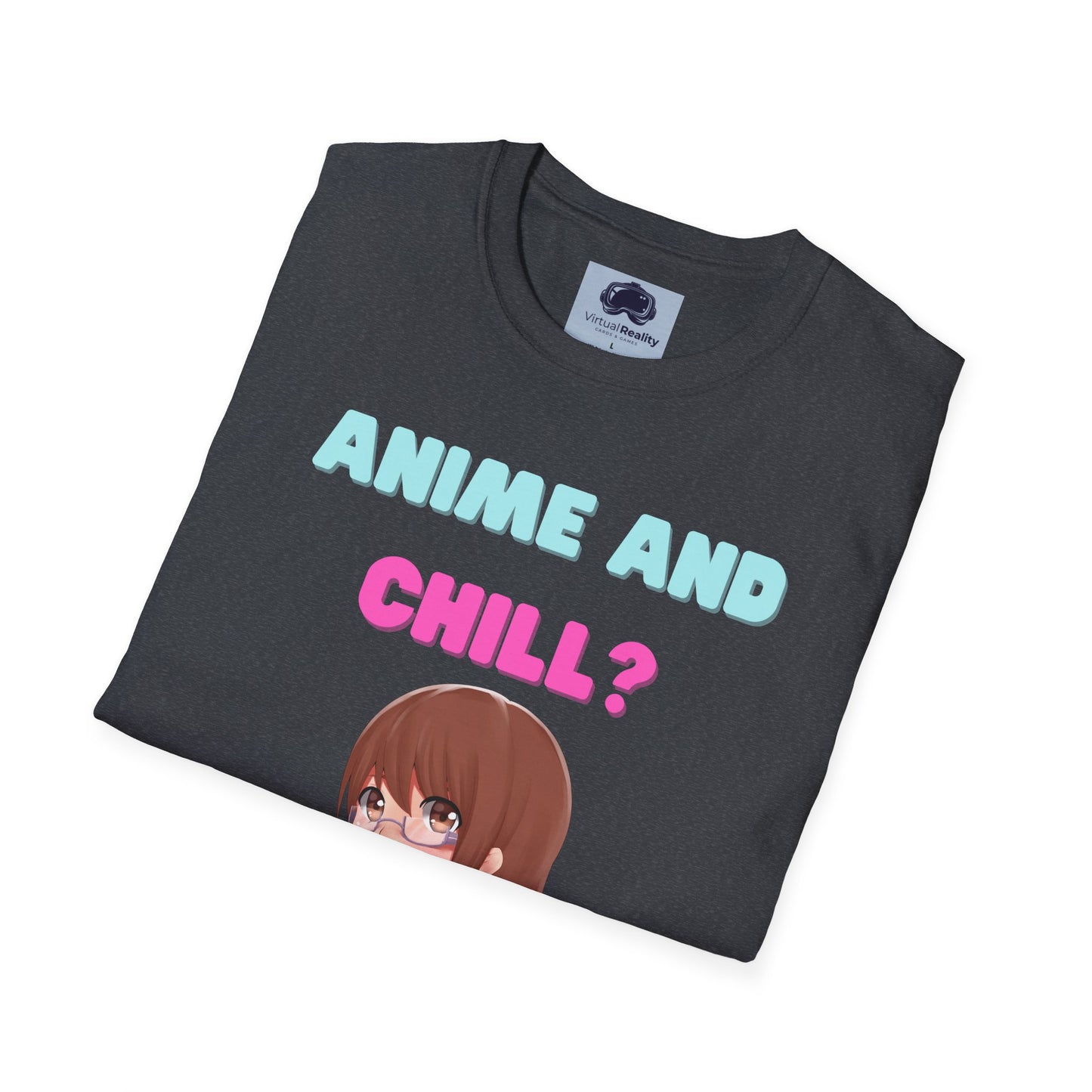 Anime and Chill - Unisex Softstyle T-Shirt - Anime shirt