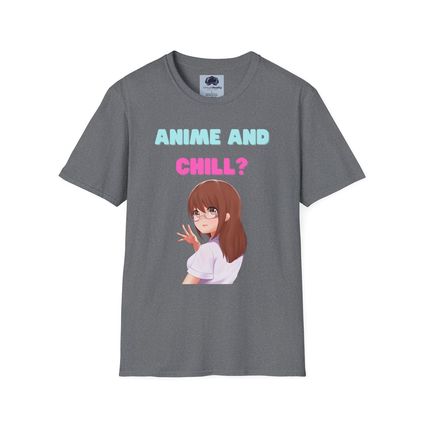 Anime and Chill - Unisex Softstyle T-Shirt - Anime shirt