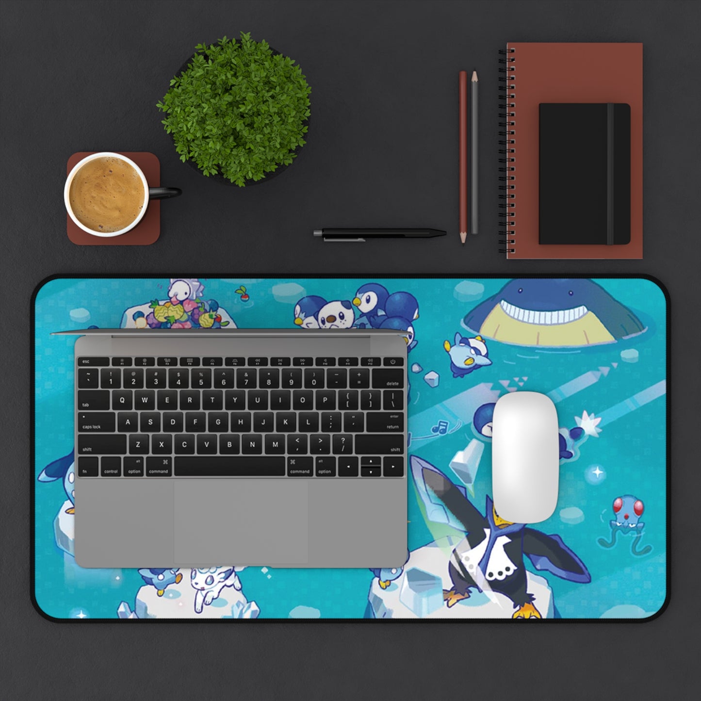 Penguin Monster Desk Mat