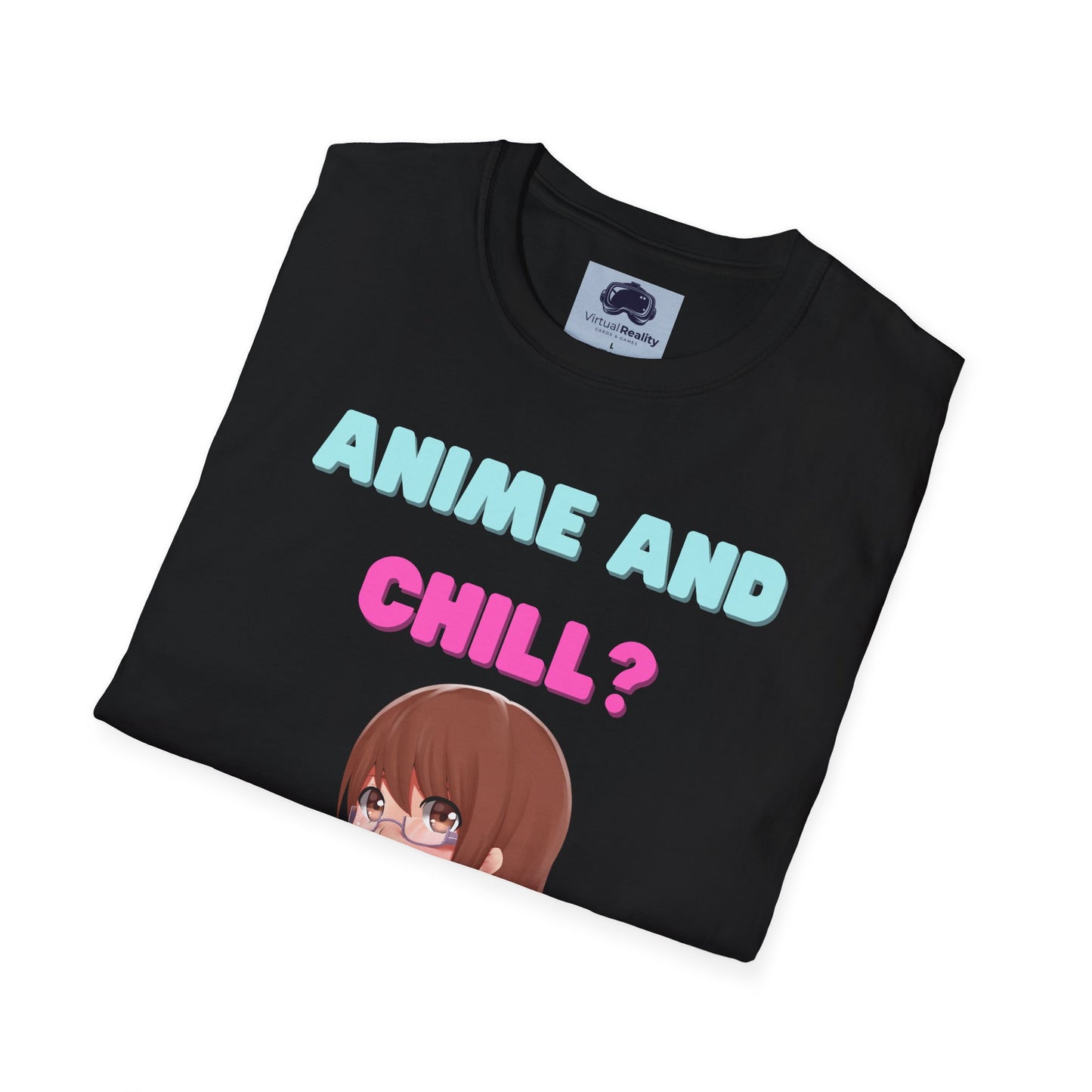 Anime and Chill - Unisex Softstyle T-Shirt - Anime shirt