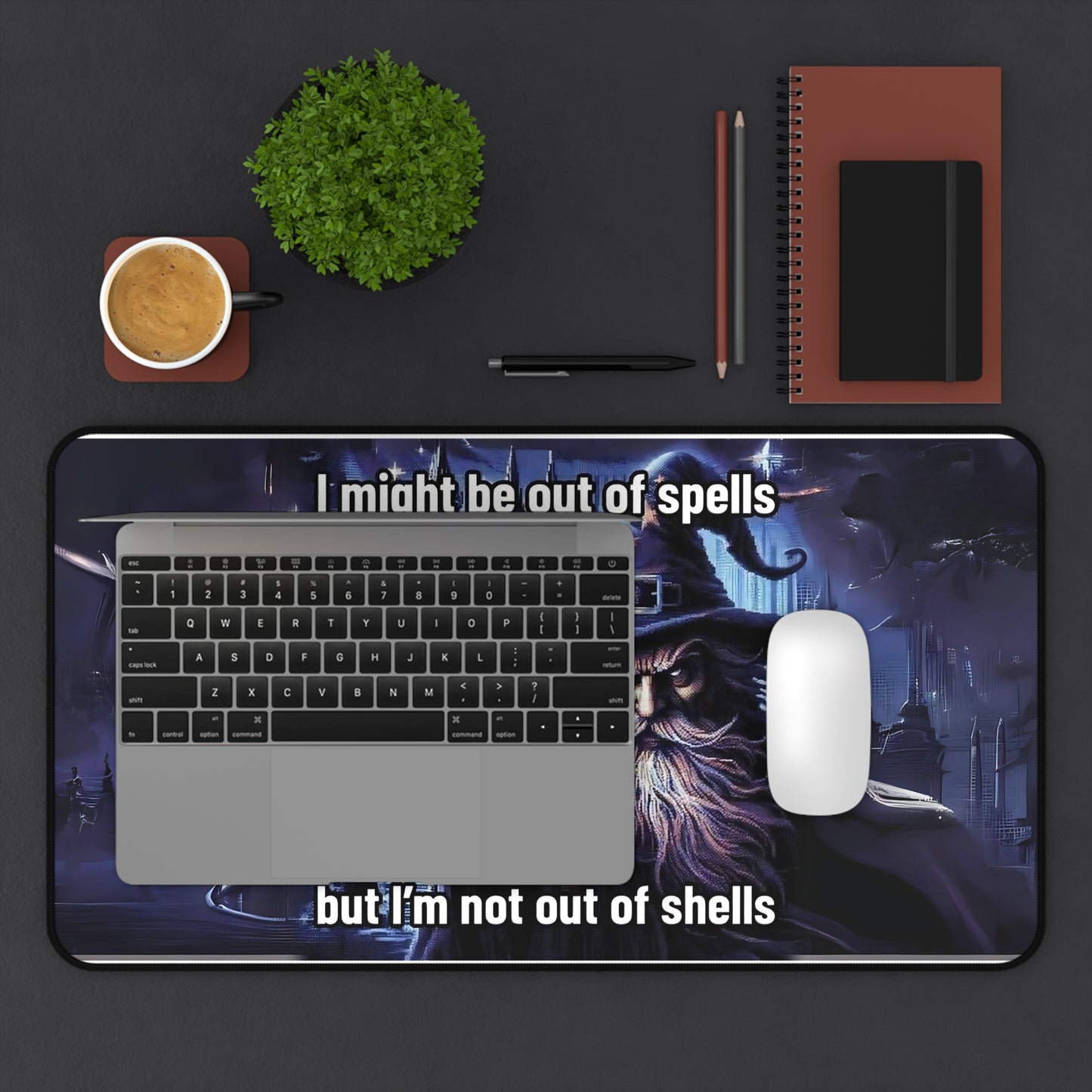 Out of Spells Desk Mat