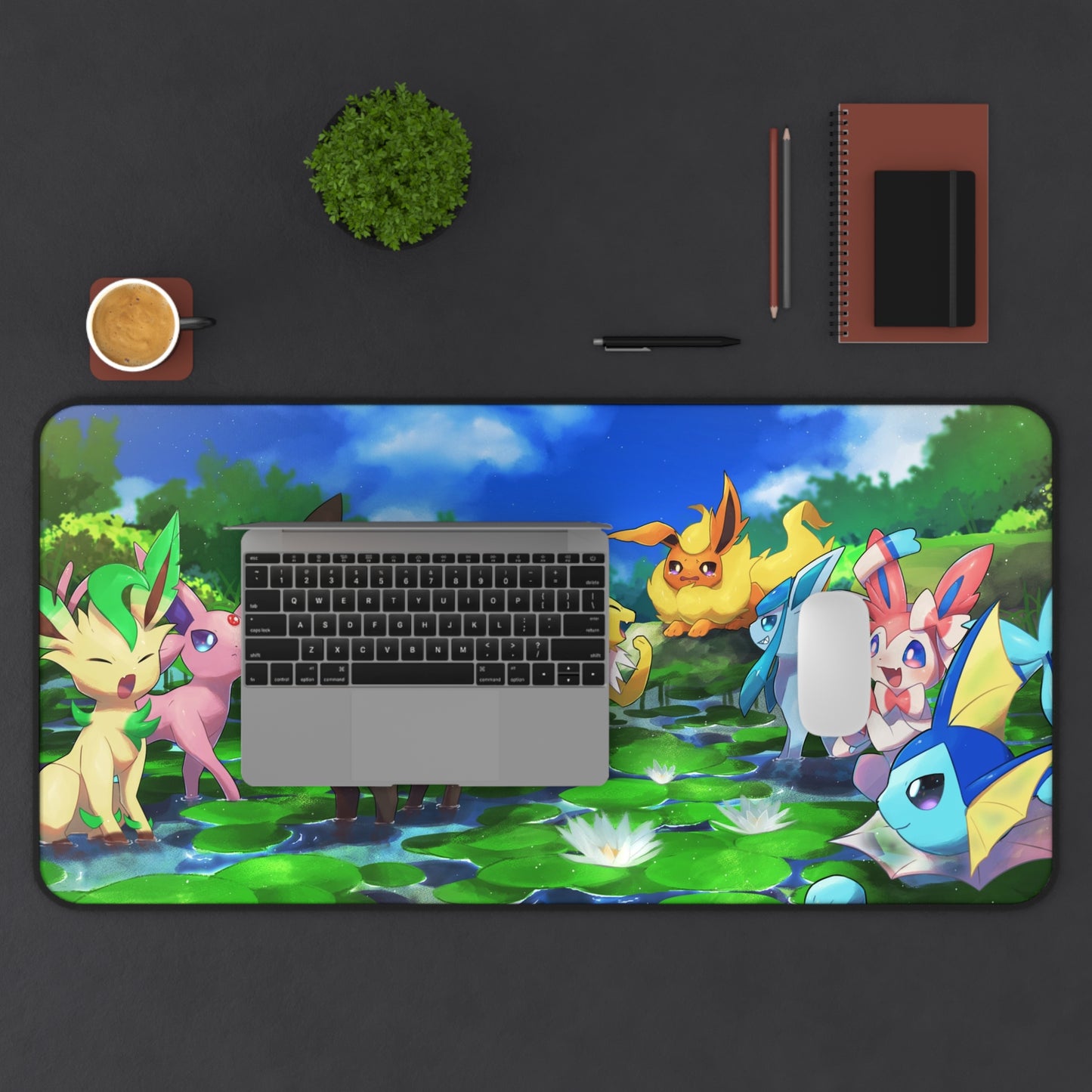 Beach Fox Desk Mat