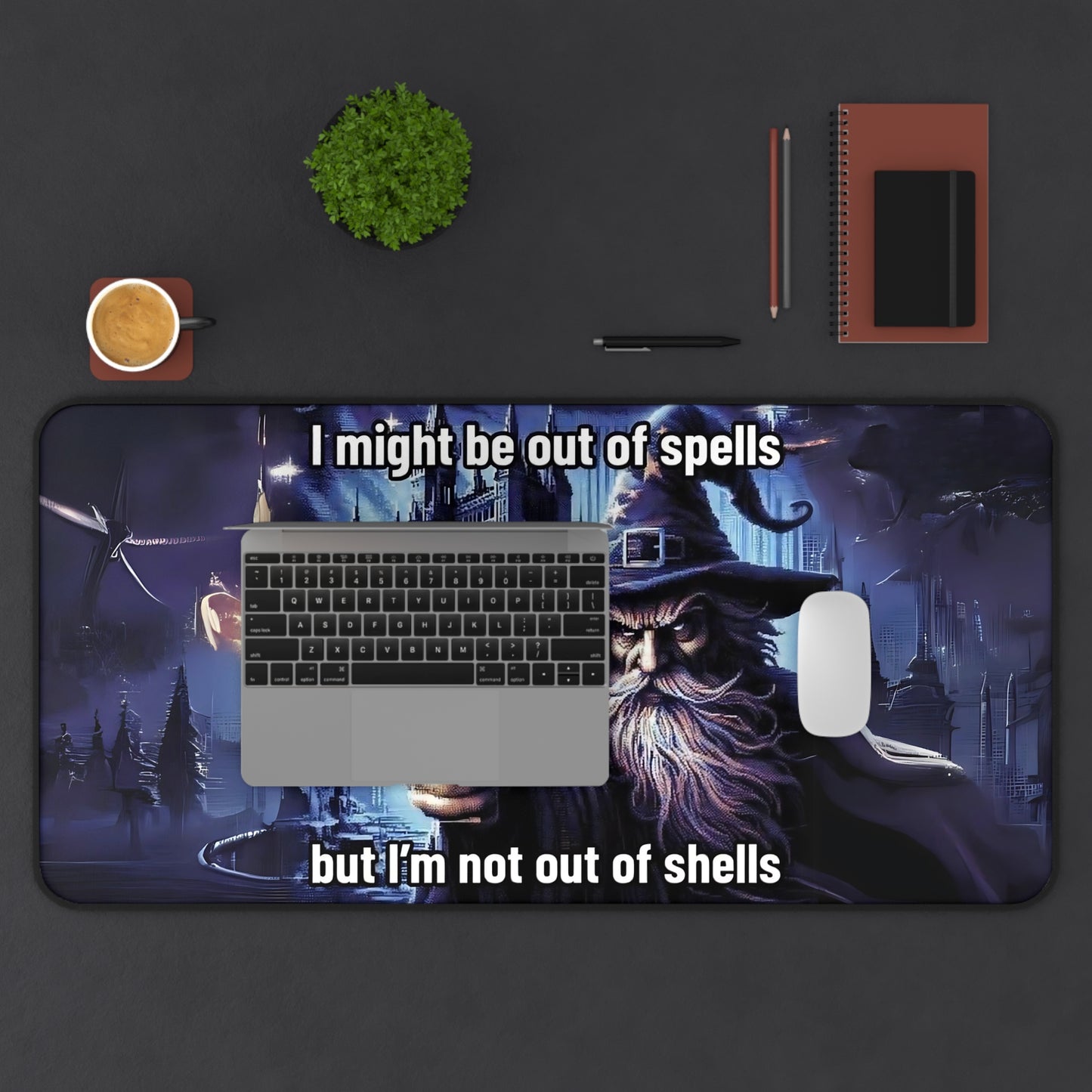 Out of Spells Desk Mat