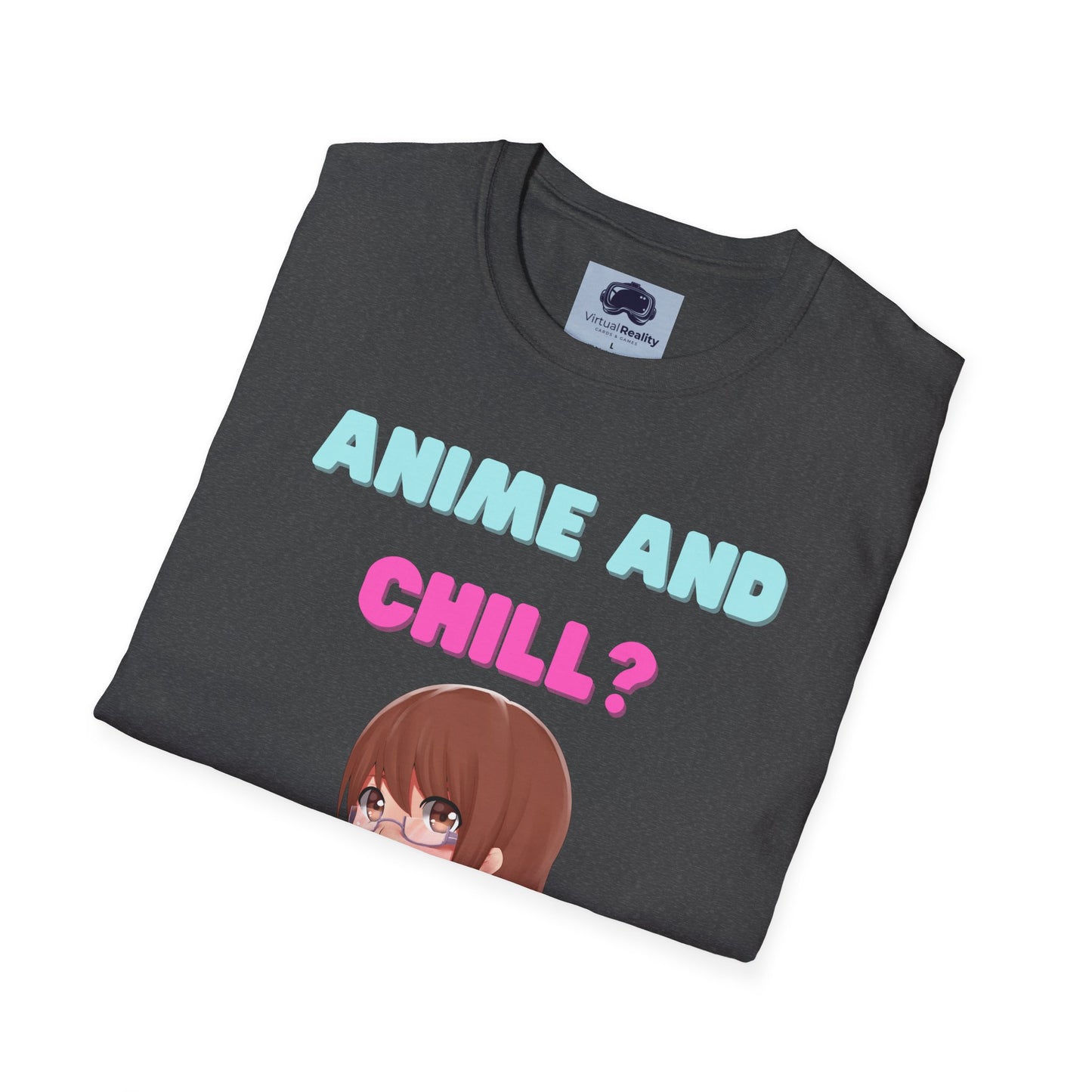 Anime and Chill - Unisex Softstyle T-Shirt - Anime shirt