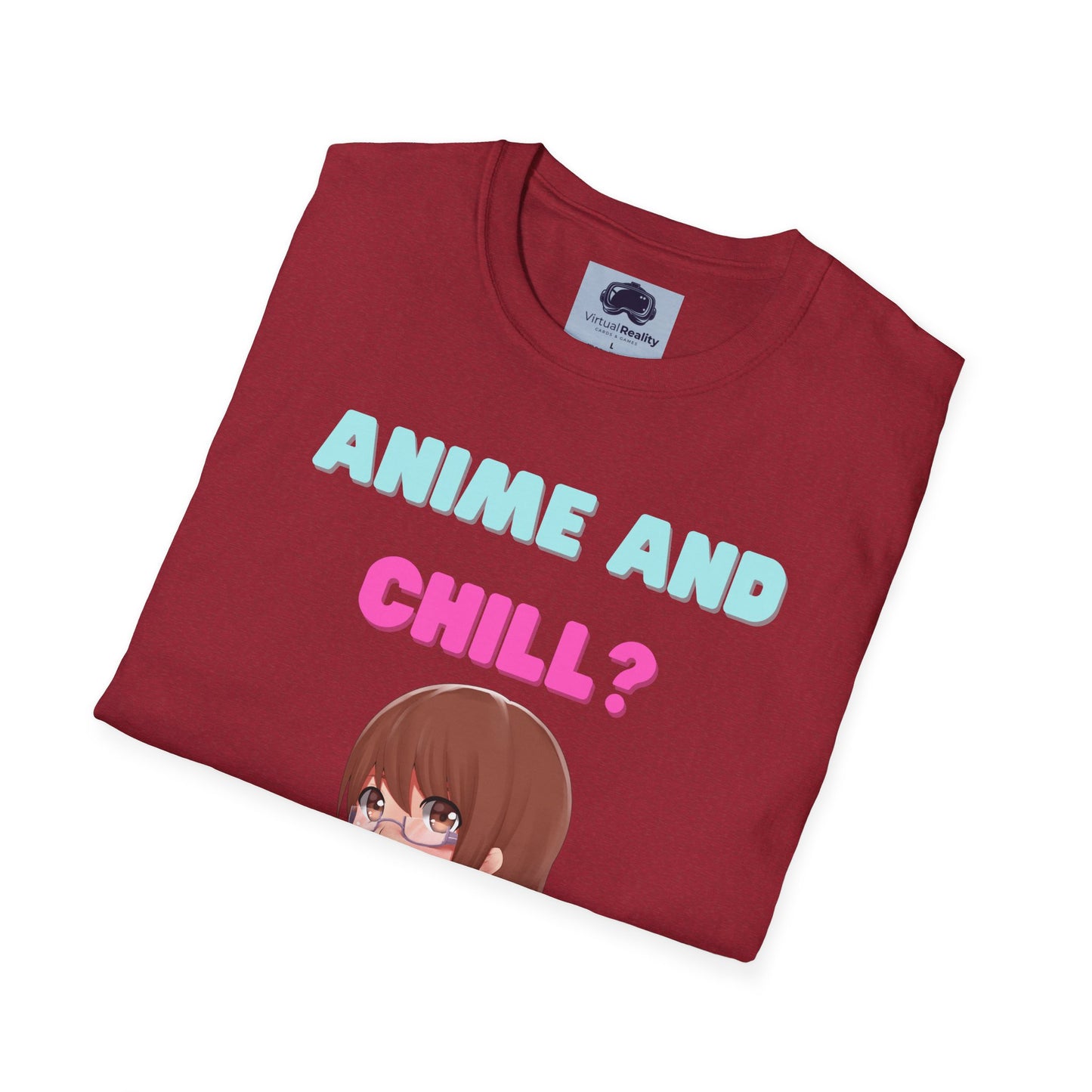 Anime and Chill - Unisex Softstyle T-Shirt - Anime shirt