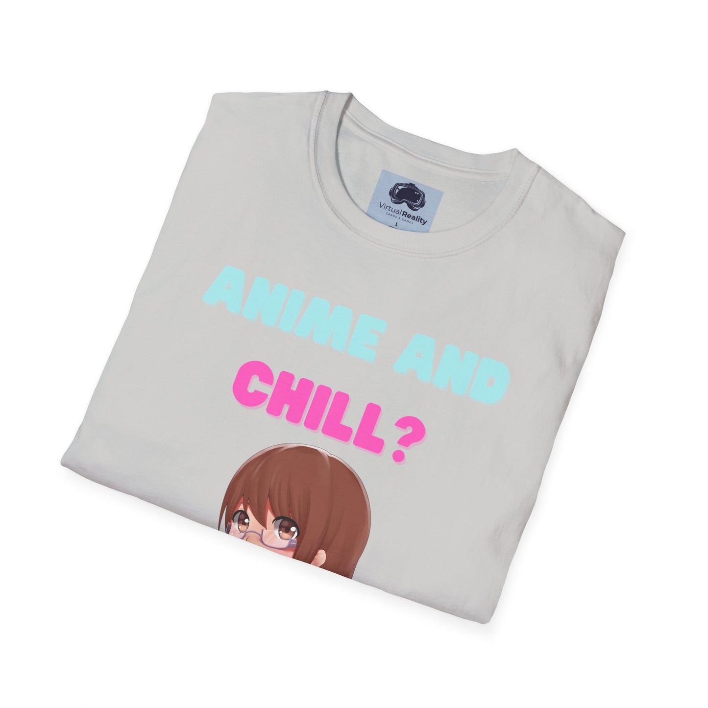 Anime and Chill - Unisex Softstyle T-Shirt - Anime shirt