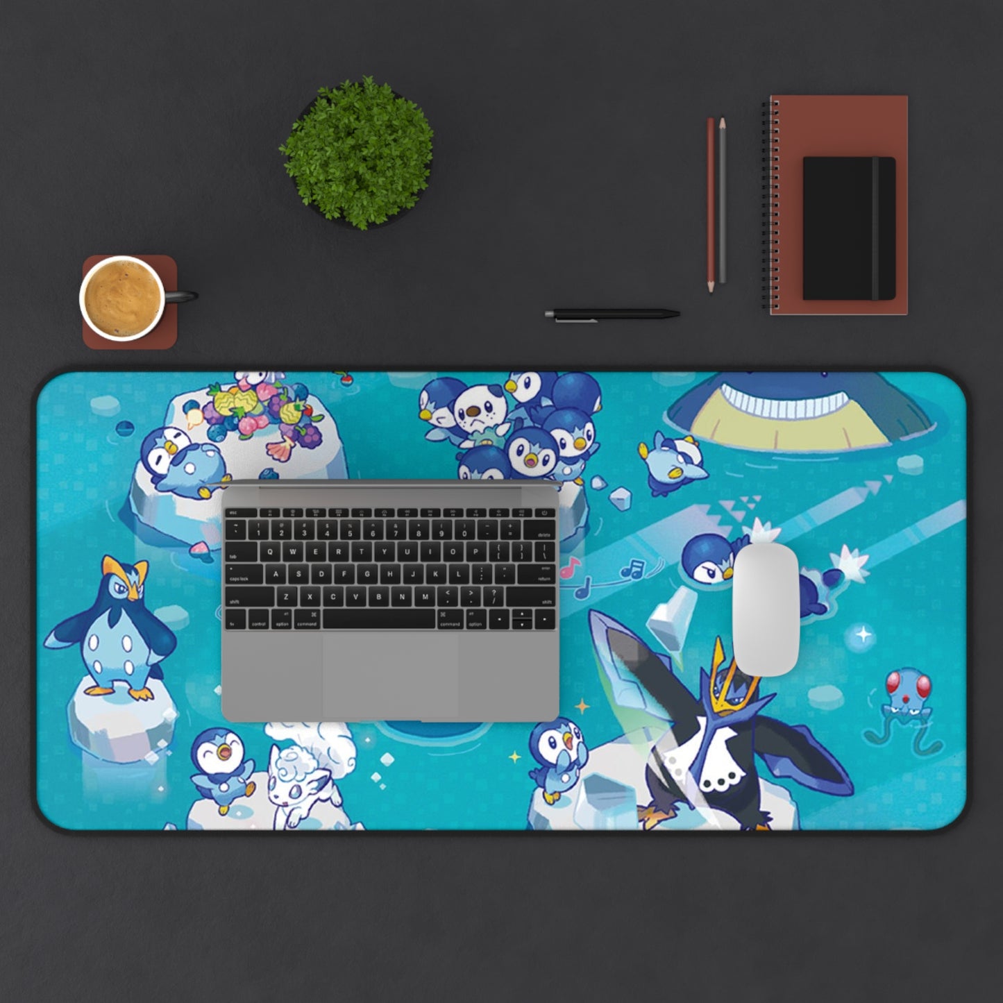 Penguin Monster Desk Mat