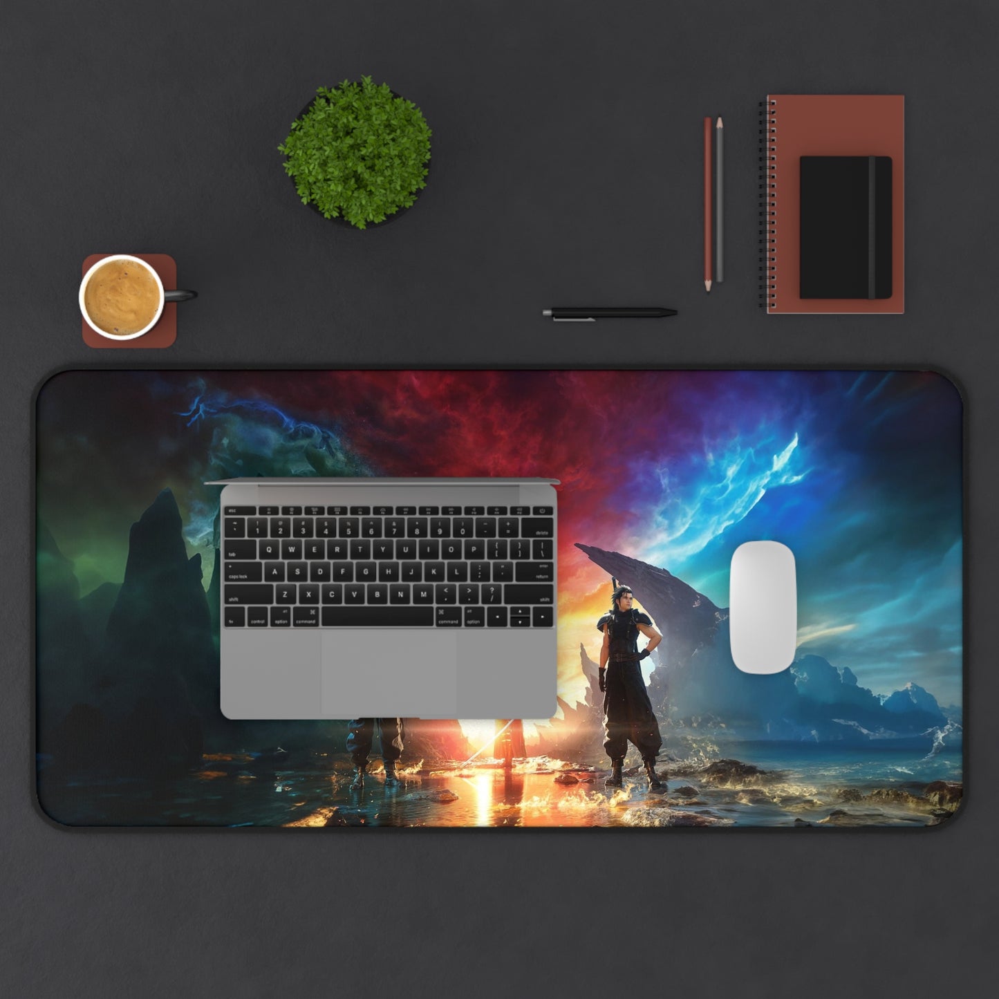 Fantasy Color Cloud Desk Mat