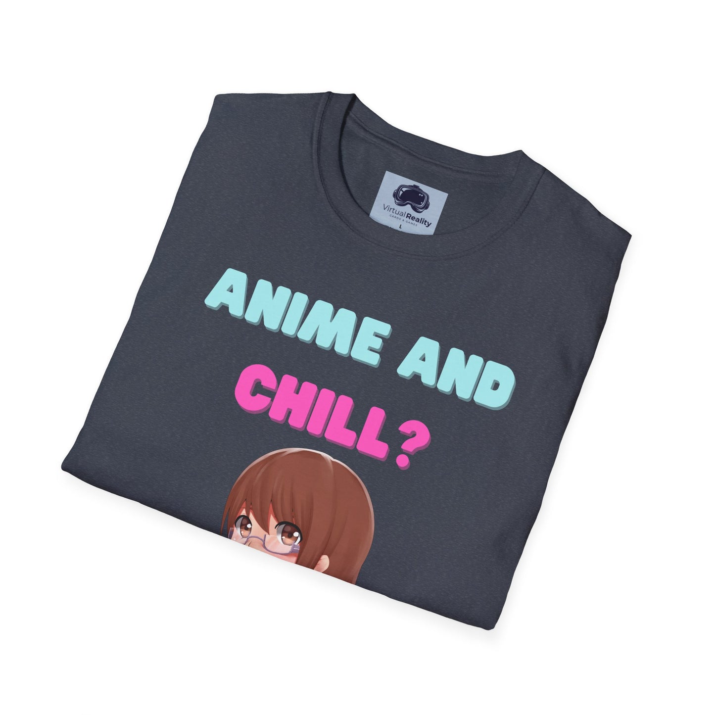 Anime and Chill - Unisex Softstyle T-Shirt - Anime shirt