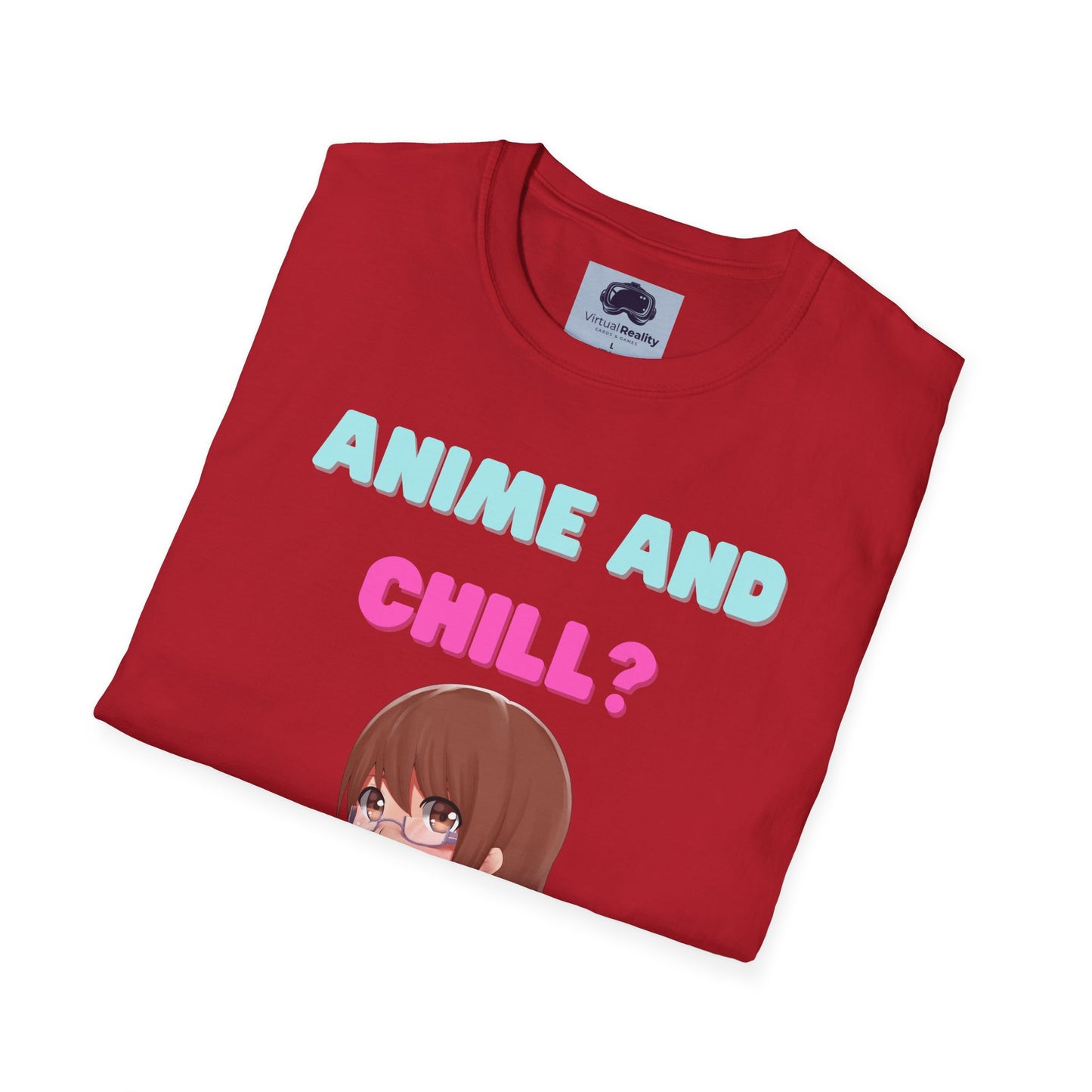 Anime and Chill - Unisex Softstyle T-Shirt - Anime shirt