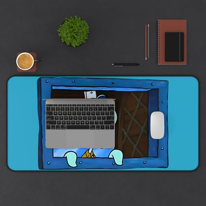 Squidward Working Desk Mat