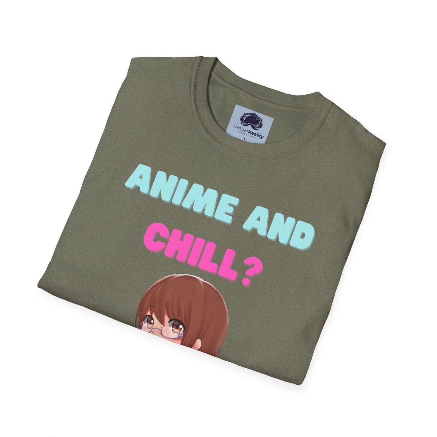 Anime and Chill - Unisex Softstyle T-Shirt - Anime shirt