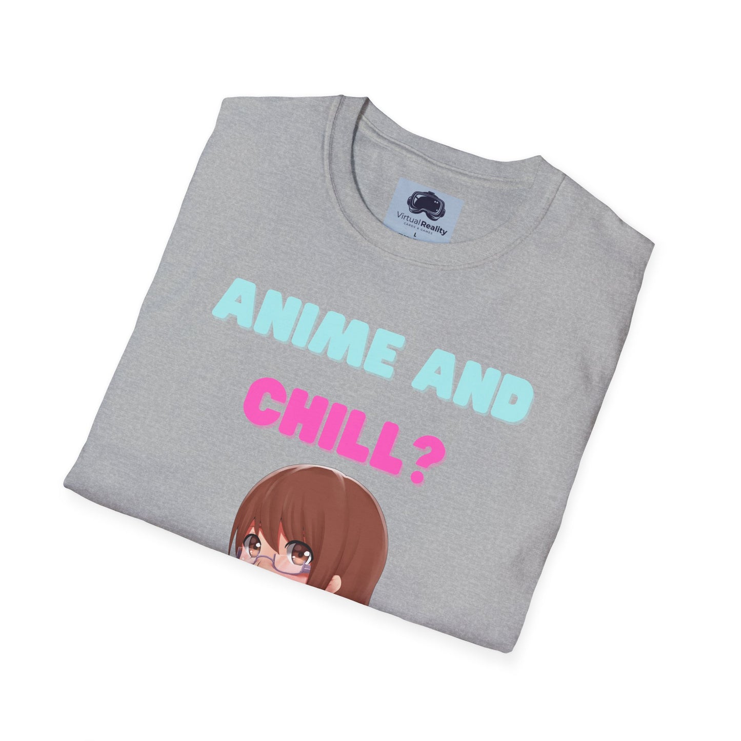Anime and Chill - Unisex Softstyle T-Shirt - Anime shirt