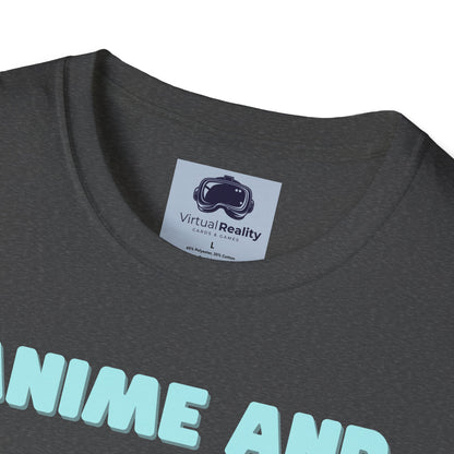 Anime and Chill - Unisex Softstyle T-Shirt - Anime shirt