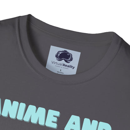Anime and Chill - Unisex Softstyle T-Shirt - Anime shirt