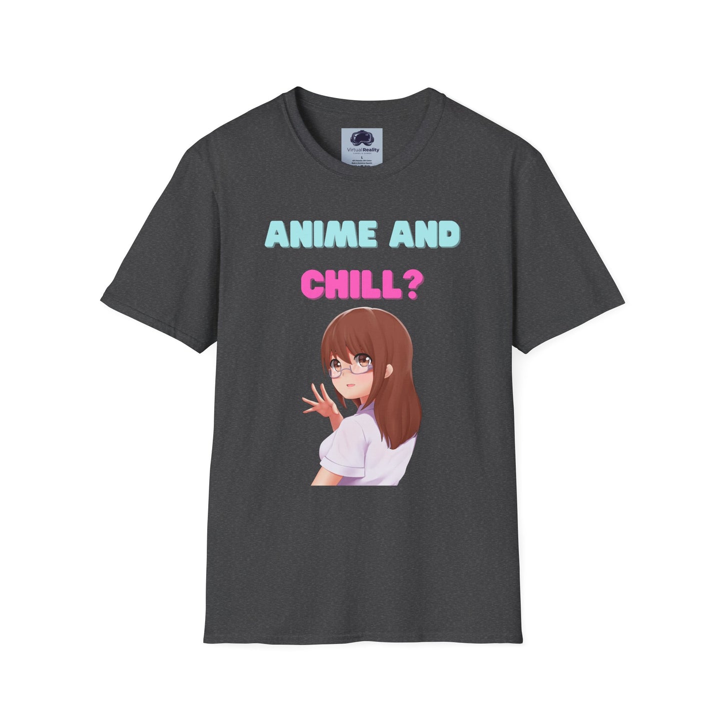 Anime and Chill - Unisex Softstyle T-Shirt - Anime shirt