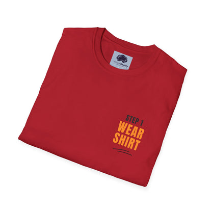 Step 1 "Wear Shirt" Unisex Softstyle T-Shirt