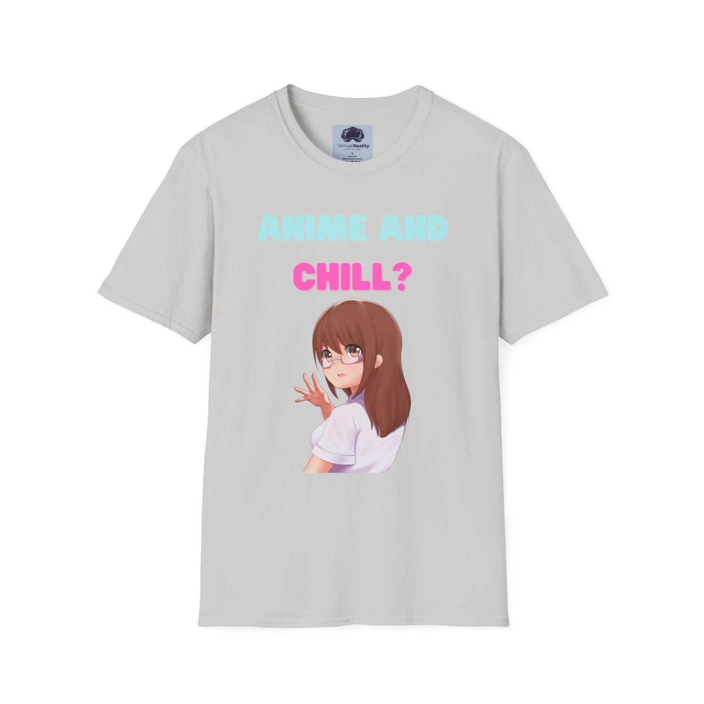 Anime and Chill - Unisex Softstyle T-Shirt - Anime shirt