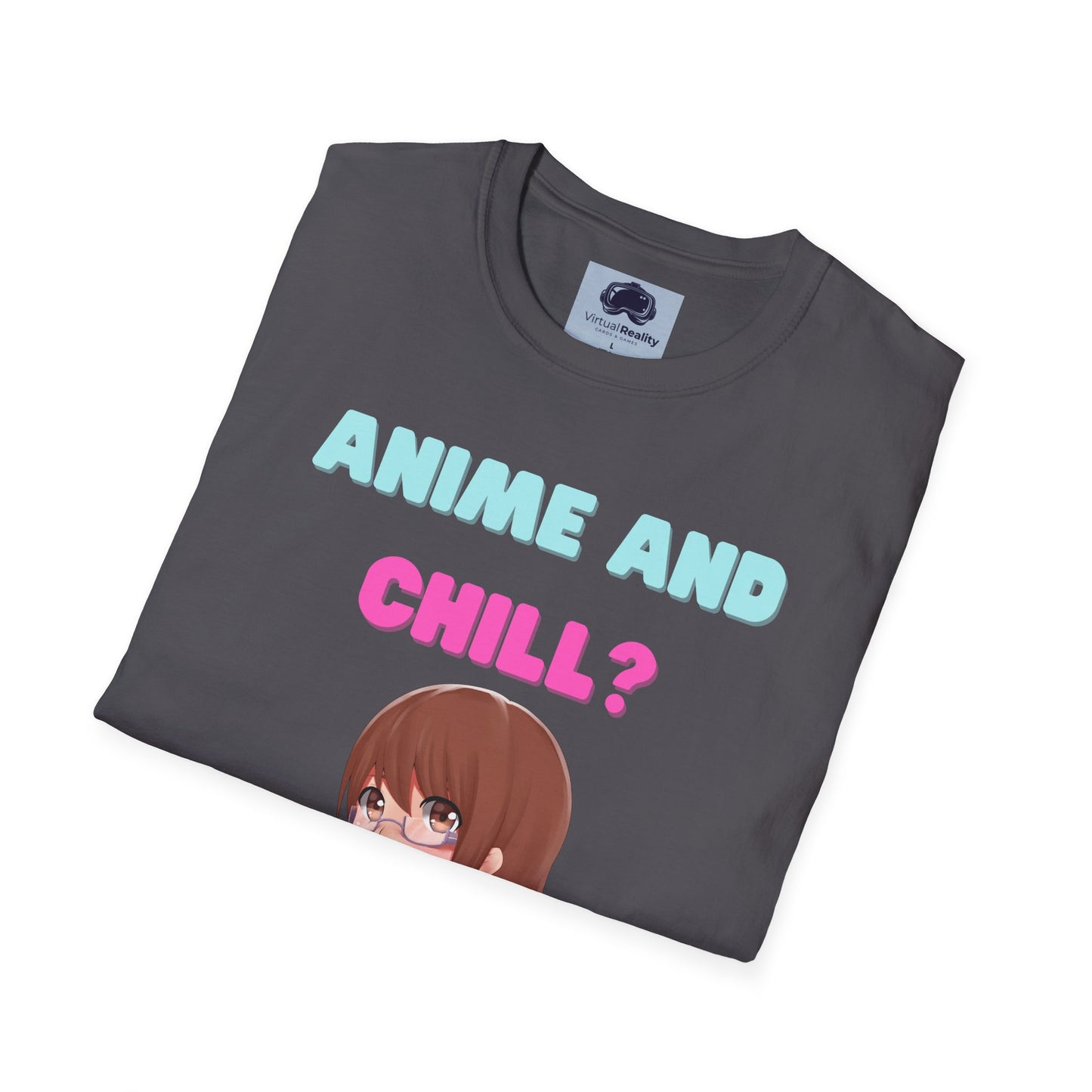 Anime and Chill - Unisex Softstyle T-Shirt - Anime shirt
