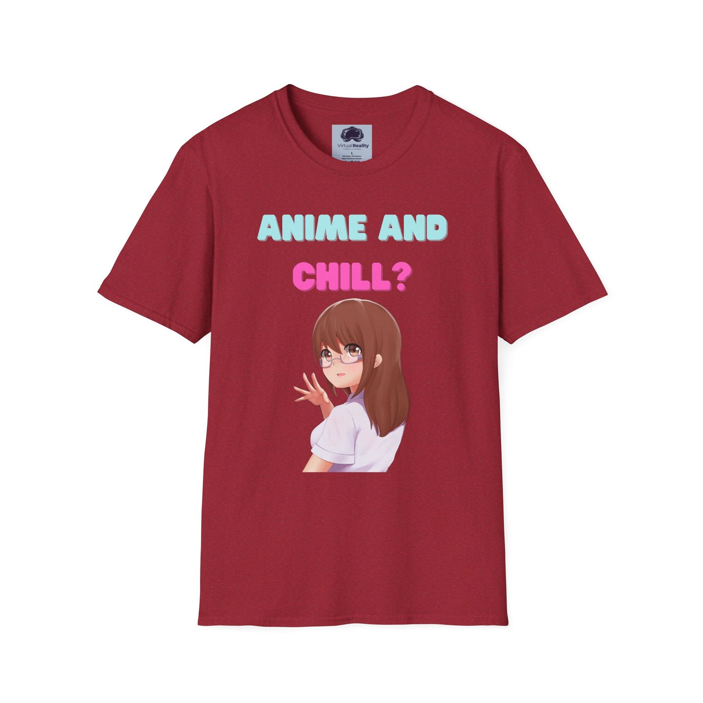 Anime and Chill - Unisex Softstyle T-Shirt - Anime shirt